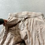 Mono B Tan 100% Cotton Pull On Jogger Pants Pockets Size Large EUC Photo 2