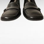 Alfani -Edyth Black Stacked Heel Retro Style with White Stitching, Size 8M Photo 4