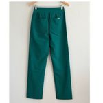FIGS High Waisted Livingston Basic Scrub Pants in Hunter Green, Size X-Small Photo 6