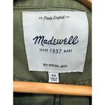 Madewell  Women's Fleet Jacket Military Army Green Surplus Zip Up 4 Pocket XS Photo 2