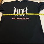 Jerzees HOH Halls of Horror Haunted AttractionT Shirt Black Unisex Size XL Double Sided Photo 3