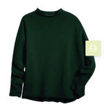 Frank & Eileen  Effie Funnel Neck Pullover in Dark Green Photo 0