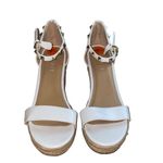 Esprit  Romy White Open Toe Platform Espadrille Shoes Photo 2