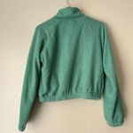 Vestique Green Teddy Cropped Sweatshirt Size Medium Photo 9