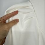 Lulus  Simply Beloved Puff Sleeve Bodycon Midi Dress White Size M Bridal Wedding Photo 3