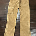 Miss Sixty  VTG Women’s Corduroy Beige Cargo w Zipper Flared Legs 29 Photo 0