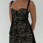 NEW Rumored Lover Boy Lace Sequin Mini Dress in Black Size Medium Photo 1