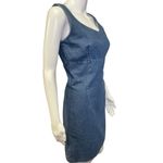 Ann Taylor Blue Jean Sleeveless Fitted Dress Size 6 SKU 2556 Photo 1