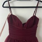 House Of CB NET  S Countess Cabernet Tulle Midi Dress Photo 4