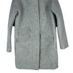 J.Crew  Cocoon Coat in Italian Stadium Cloth Wool Blend Gray Size 2 Photo 6