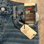 Levi's  501 ‘90s Mid-Rise Jean Shorts in Blue, Size 25 New w/Tag $69.50 Photo 7