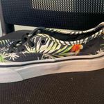 Vans  Womens Black Tropical Palm Floral Print Sneakers M 5.5/W 7 Photo 6