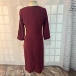 Boden Addie burgundy 3/4 sleeve business professional dress size 4 Photo 5