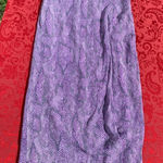 Gianni Bini Women Purple Skirt 6 Snake White Rayon Vintage Spring Summer Light Photo 0