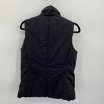 Banana Republic Puffer Vest Womens Medium Black Polyester Full zip Pockets Photo 2