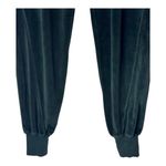 Good American  Pants Women Medium Emerald Green Twisted Seam Velour‎ Joggers Photo 4