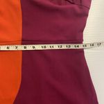 Lulus Perfect Duo Coral Red and Purple Color Block Bodycon Mini Dress Size Large Photo 9