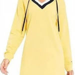 Tommy Hilfiger  Dress Womens Adult Large Yellow Hooded Logo Long Sleeve jumper Photo 0