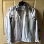 Antigua  White and Gray Windbreaker Jacket Photo 0