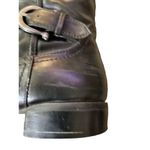 Bass Boots Womens 7.5 M Used Black Man Made Materials Photo 5