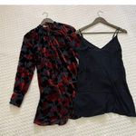 The Kooples NWOT  Painted Roses Burnout Velvet Mini Dress Long Sleeve Size 0 Photo 11