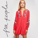 Free People Mia embroidered gauze mini dress Photo 1
