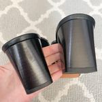 Topshop Black And White Weave Low Block Heel Mule Sandal Photo 4