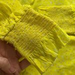 Karina Grimaldi New  Chelsea Print Top Blouse Medium Yellow Photo 9