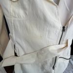 St. John collection cream wrap zip up lightweight jacket 4 Photo 8