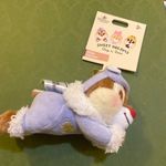 Disney  Chip and Dale Sleeping Key Chain/Bag Charm Purple Photo 2