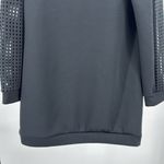 Fabletics Black Tilly L/S Neoprene Mini Dress mesh cut out details athleisure L Photo 8