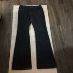 PZI Dark Blue Women's Flare Leg Denim Jeans 34 Casual Classic Minimalist Preppy Photo 2