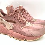 Nike Air Huarache Pink Suede Running sneakers Size 8.5 Photo 3