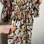 Forever 21 Floral Dress Puff Romantic Bustier Dark Coquette Milkmaid Cottage Photo 3