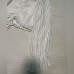 French Kiss  White Ruched Blouse Photo 13