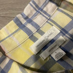 Treasure & Bond  Yellow and Blue Plaid Shirt Photo 1