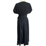 Halara  Breezeful V-Neck Tie-Back Side-Pocket Midi Dress Quick Dry Sz 8 NWT Photo 3