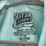 Fresh Laundry Tokyo Graphic Hoodie‎ Women’s Size 3X Teal Pullover Streetwear Blue Photo 5