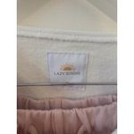 Lazy sundays Lazy Sunday Pink Wide Leg Lounge Pants Matching Set Sweatpants Size M Photo 4