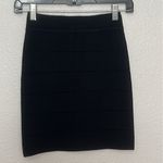 Bebe  Bodycon Mini Skirt Black Size XS Photo 5