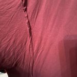 Oddi Los Angeles | Women's Oversized Burgundy Top | Large Photo 5