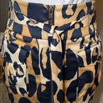 Diane Von Furstenberg  DVF Silk Leopard Print Pencil Mini Skirt Size 2 Photo 1