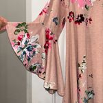 Bellamie  Pink Floral Dress/Tunic Women’s Medium Photo 4