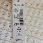 Madewell NWT Crochet-Knit Crewneck Sweater Tank Academia Layering White - XXS Photo 3