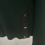 Tahari  Dark Green Crew Neck Ribbed Sweater sz L Photo 2