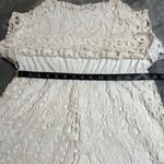 Women's Sleeveless Lace Playsuit Romper Size Small Festival Bridal Bachelorette White Photo 6