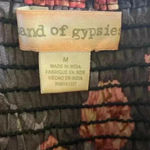 Band of Gypsies jumpsuit corset top pockets rose print Medium Photo 7