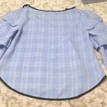 WHY Dress Tiered Ruffle Top Blue Photo 2