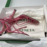 Bottega Veneta 930$ The Line Pink Milkshake Square Toe Heel Strap Sandal Leather Photo 11