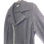 For Cynthia Wool Moto Jacket Women XL Edgy Grunge Steampunk Goth Minimalist Photo 1